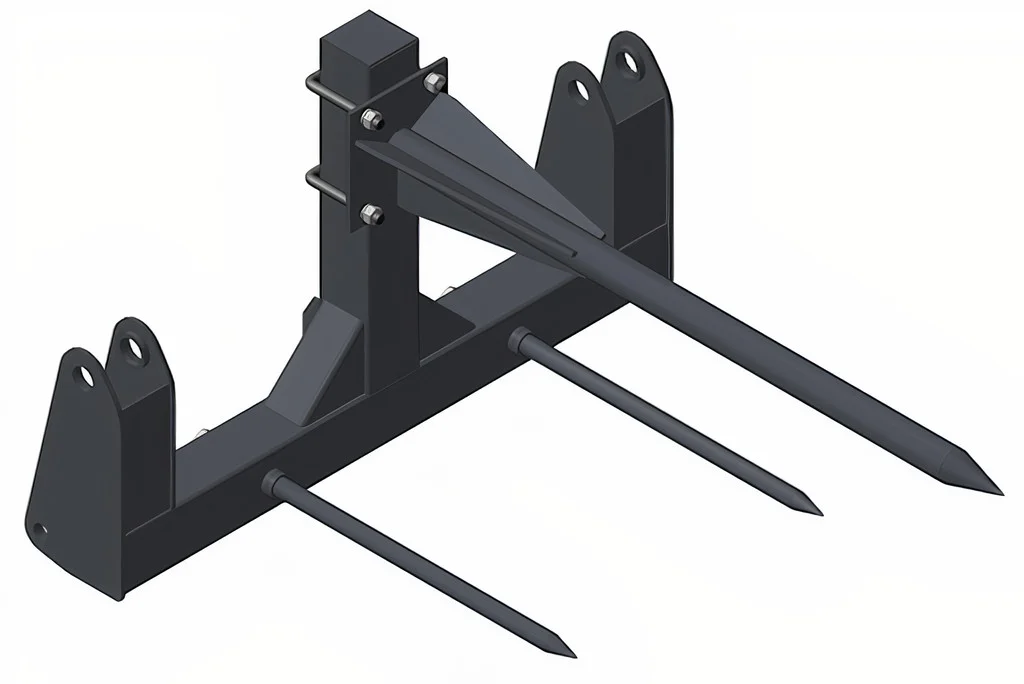 Вилы для рулонов на погрузчик ПКУ